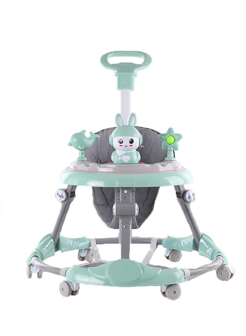 Coolbaby Baby Walker Multifunctional Anti-Rollover Anti-O Leg Can Sit Folding 6-18 Months Male And Female