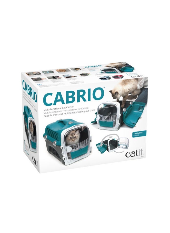 Cabrio Cat Carrier System Turquoise