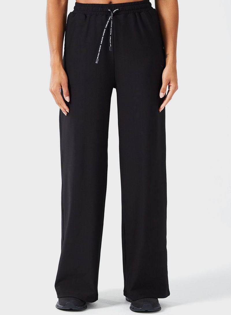 Ribbed Wide Pants