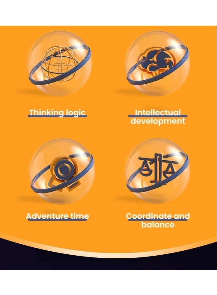 3D Maze Ball Puzzle Challenge Toy for Kids Obstacle Game 3D Maze Puzzle Montessori Balance Traine Clearance Game 138 Level