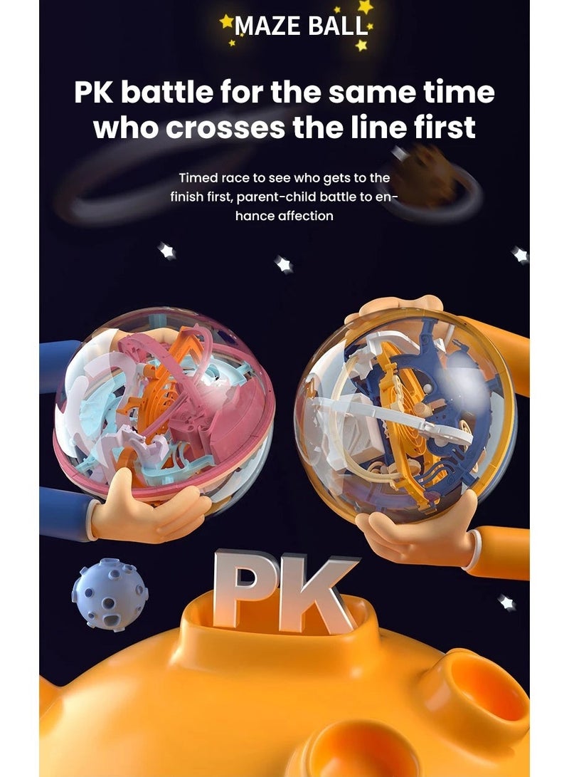 3D Maze Ball Puzzle Challenge Toy for Kids Obstacle Game 3D Maze Puzzle Montessori Balance Traine Clearance Game 138 Level