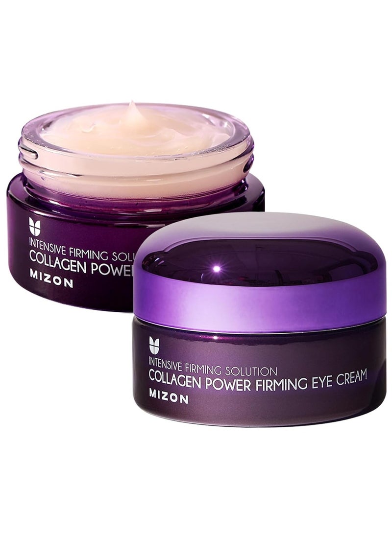 MIZON Collagen Power Firming Eye Cream For Dark Circles and Puffiness Improving Skin Elasticity Highly Concentrated Collagen 25ML