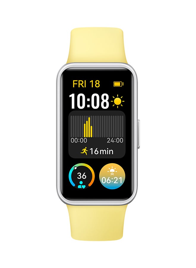 Band 9 Smart Watch, Ultra-Thin Design And Comfortable Wearing, Scientific Sleep Analysis, Durable Battery Life, IOS And Android Lemon Yellow
