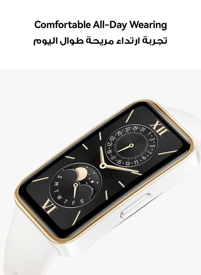 Band 9 Smart Watch, Ultra-Thin Design And Comfortable Wearing, Scientific Sleep Analysis, Durable Battery Life, IOS And Android White