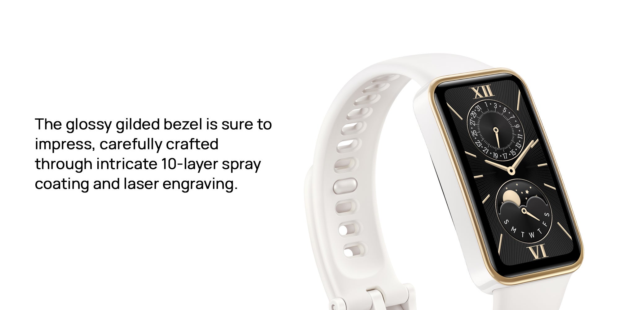 Band 9 Smart Watch, Ultra-Thin Design And Comfortable Wearing, Scientific Sleep Analysis, Durable Battery Life, IOS And Android White