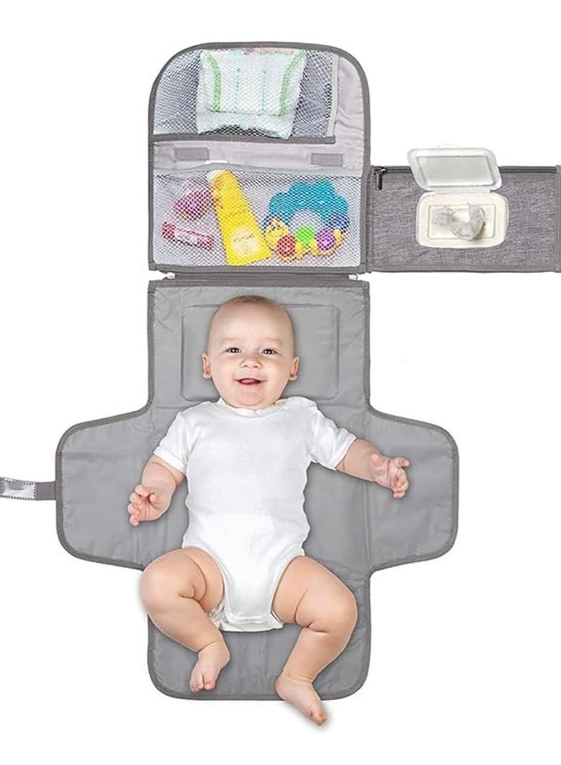 Baby Diaper Pad Waterproof And Anti-urine Multi-functional Diaper Changing Pad With Wet Wipes Convenient diaper pad