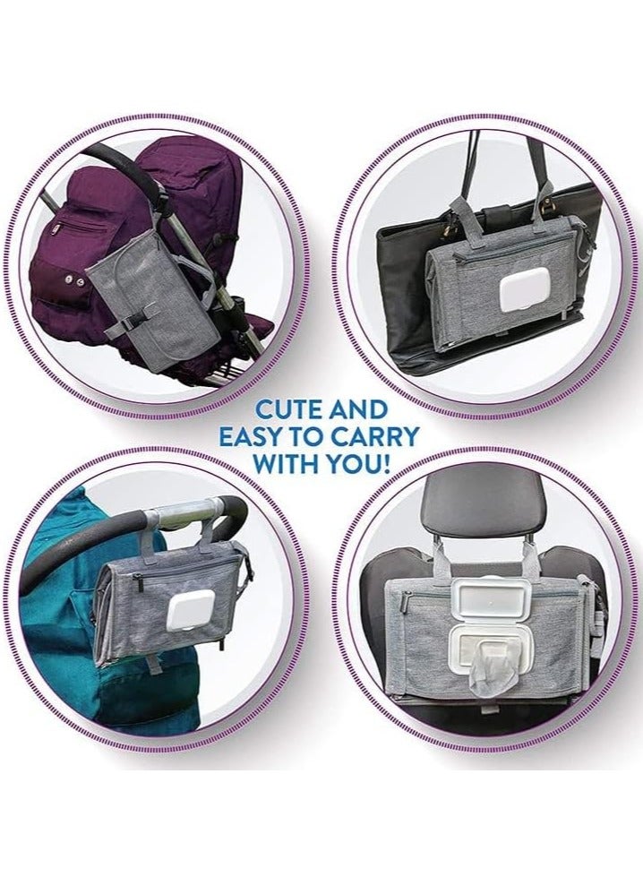 Baby Diaper Pad Waterproof And Anti-urine Multi-functional Diaper Changing Pad With Wet Wipes Convenient diaper pad