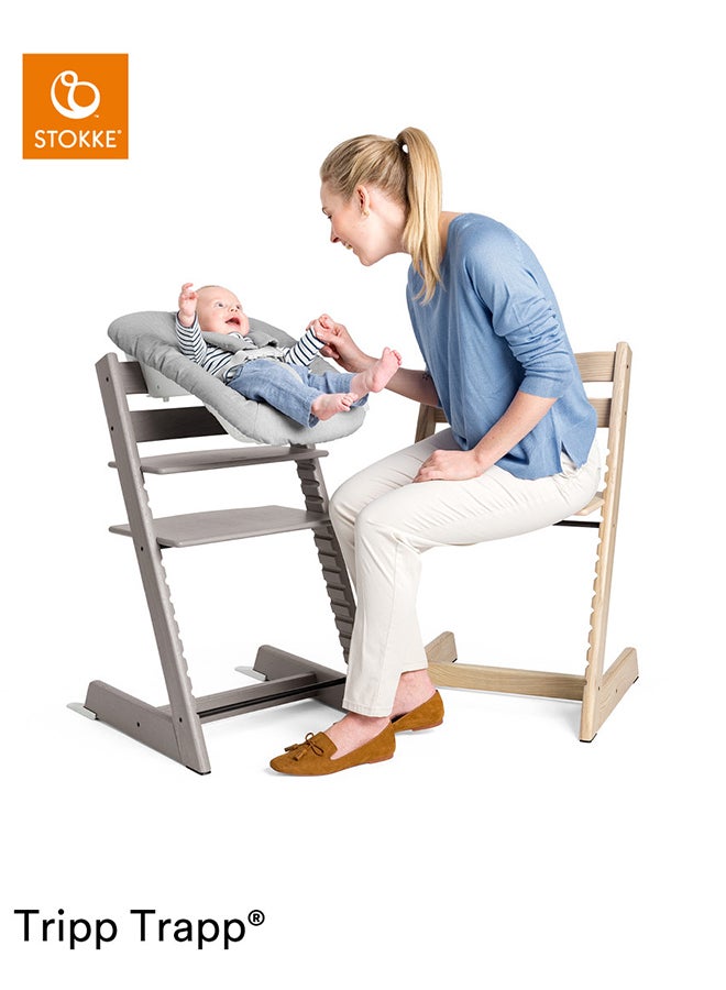 Tripp Trapp Chair Adjustable, Convertible Baby High Chair For Toddlers , Children And Adults Convenient, Comfortable And Ergonomic Classic Design Serene Pink