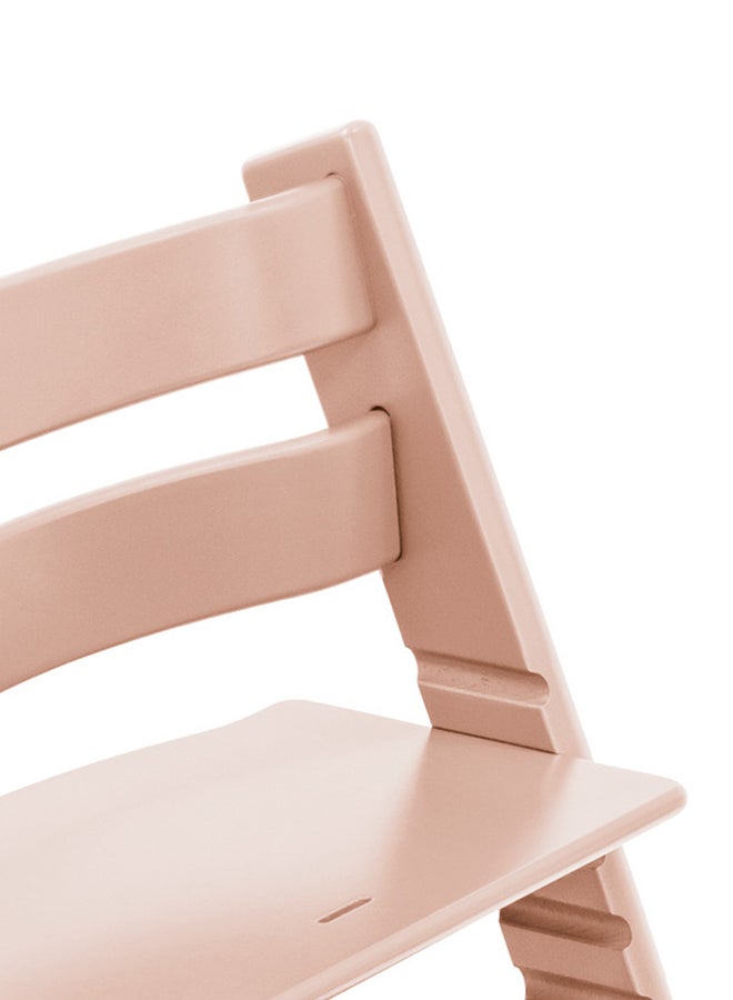 Tripp Trapp Chair Adjustable, Convertible Baby High Chair For Toddlers , Children And Adults Convenient, Comfortable And Ergonomic Classic Design Serene Pink