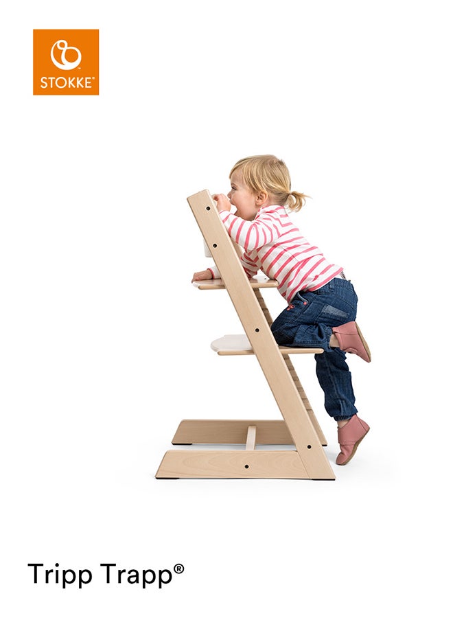Tripp Trapp Chair Storm Grey + Baby Set Storm Grey + Harness Beige