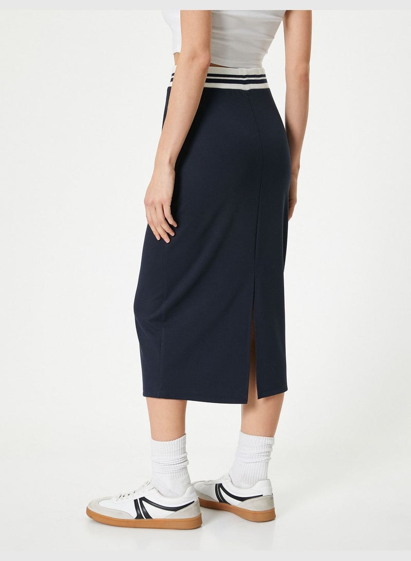 Midi Pencil Skirt