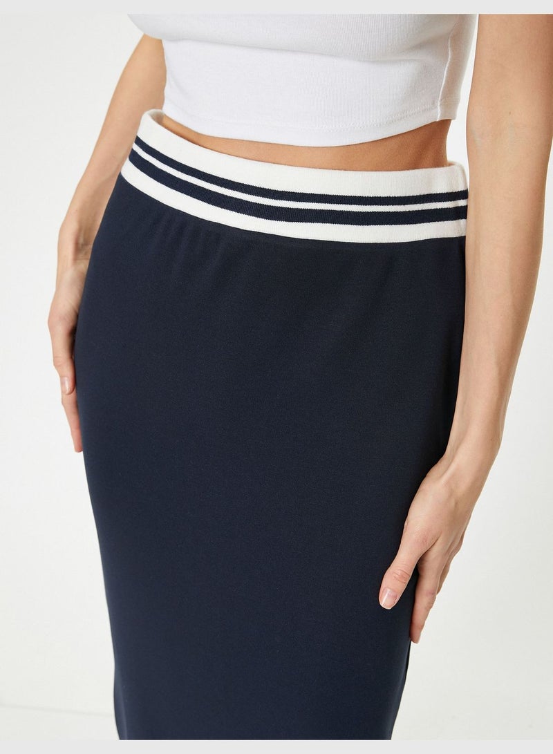 Midi Pencil Skirt