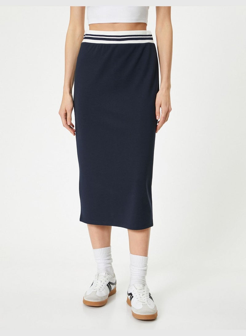 Midi Pencil Skirt