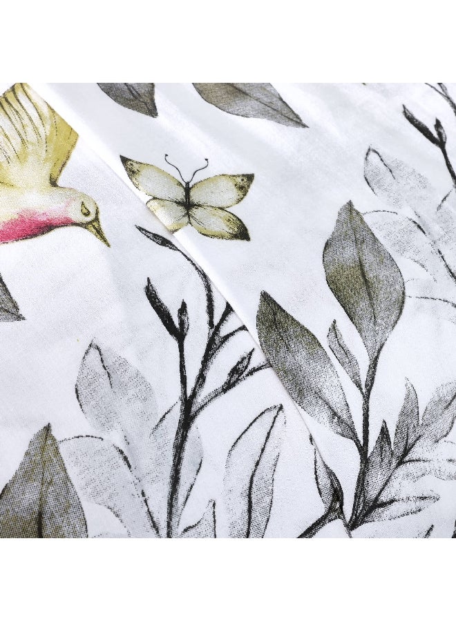 Nasima Flat Sheet and Pillowcase Set, Multicolour - 228x255 cm