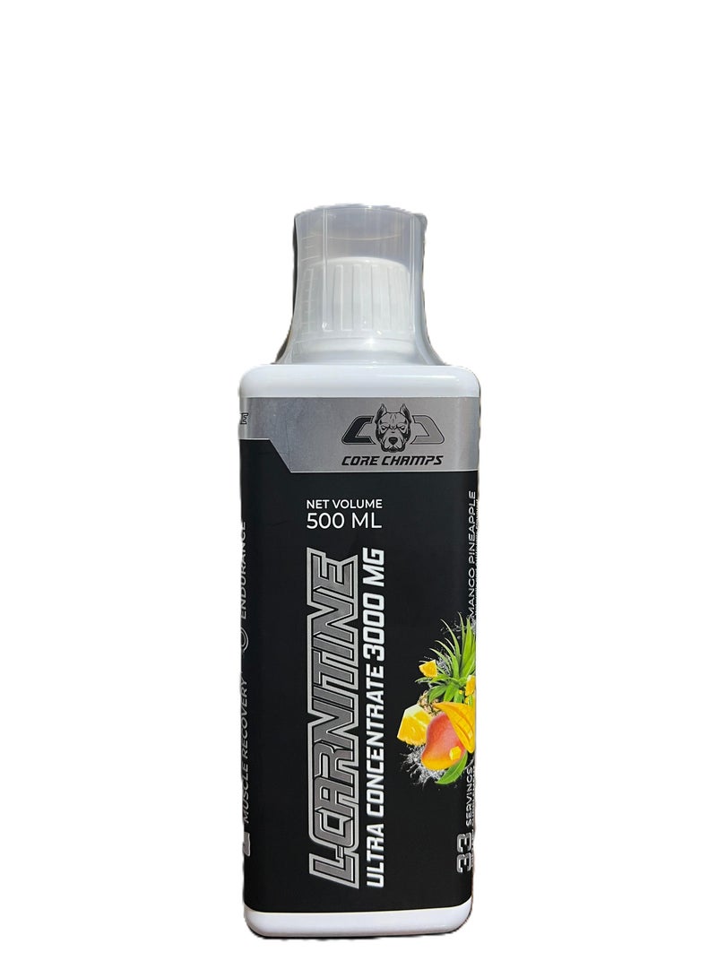 Core Champs L-Carnitine 500ML Mango Pineapple 33 Servings