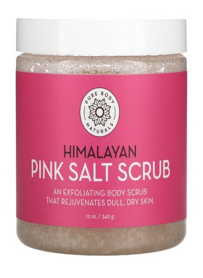 Himalayan Pink Salt Scrub 12 oz 340 g