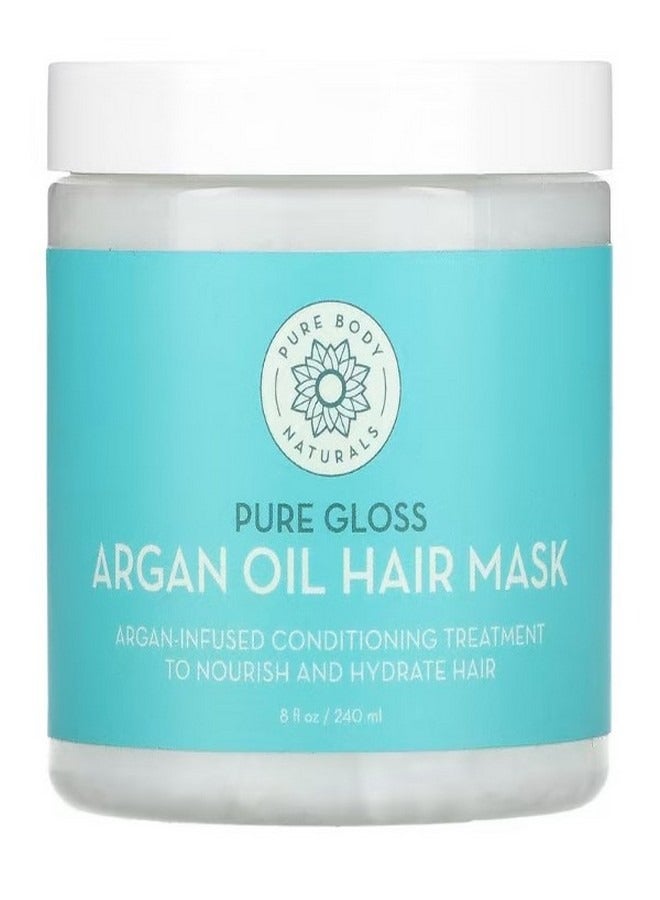 Pure Gloss Argan Oil Hair Mask 8 fl oz 240 ml