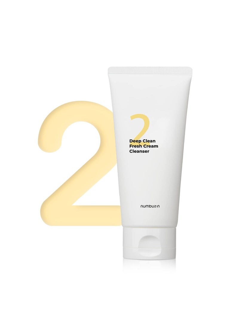 numbuzin No.2 Deep Clean Fresh Cream Cleanser (120ml)