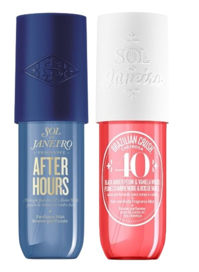 Sol de Janeiro After Hours + Brazilian Crush Cheirosa ’40 Hair & Body Fragrance Mist - 2 x 90ml Set