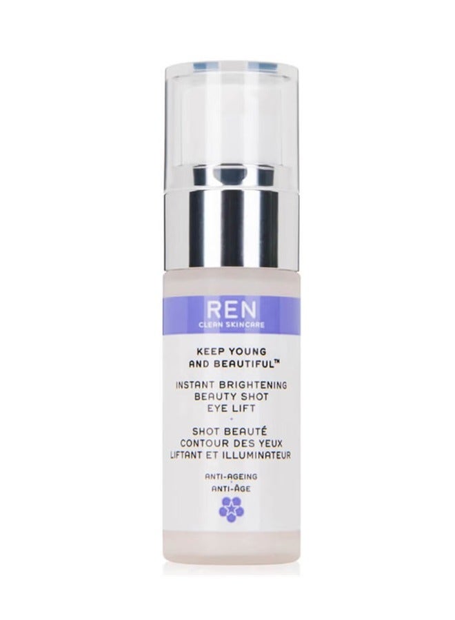 REN Clean Skincare Keep Young and Beautiful Instant Brightening Beauty Shot Eye Lift 15ml