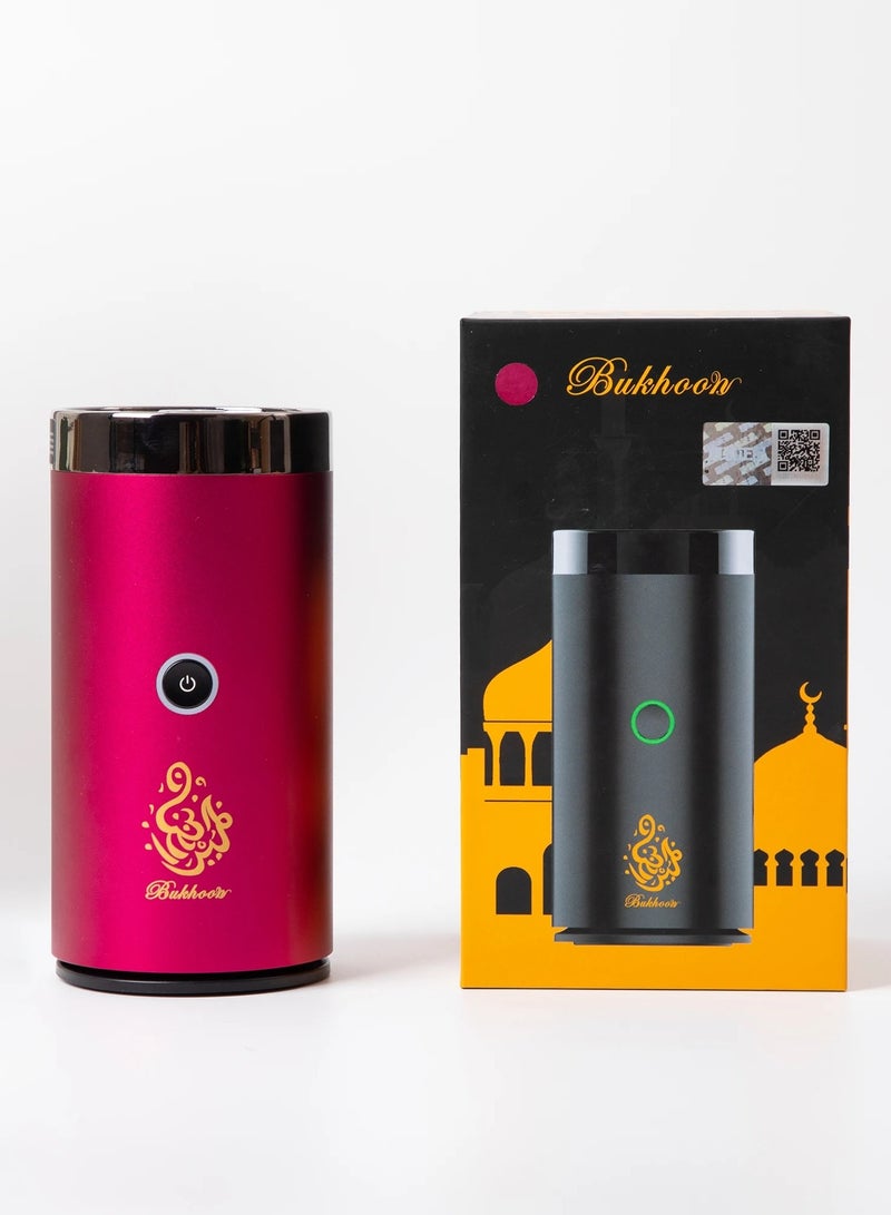 Bakhoor USB Incense Burner Electric Mabkhara Red for Car, Home and Office Fragrance