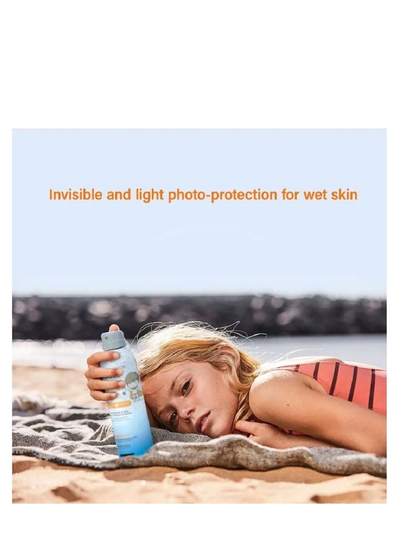 Isdin Pediatrics Fotoprotector Wet Skin Transparent Spray With SPF50+ 250ml