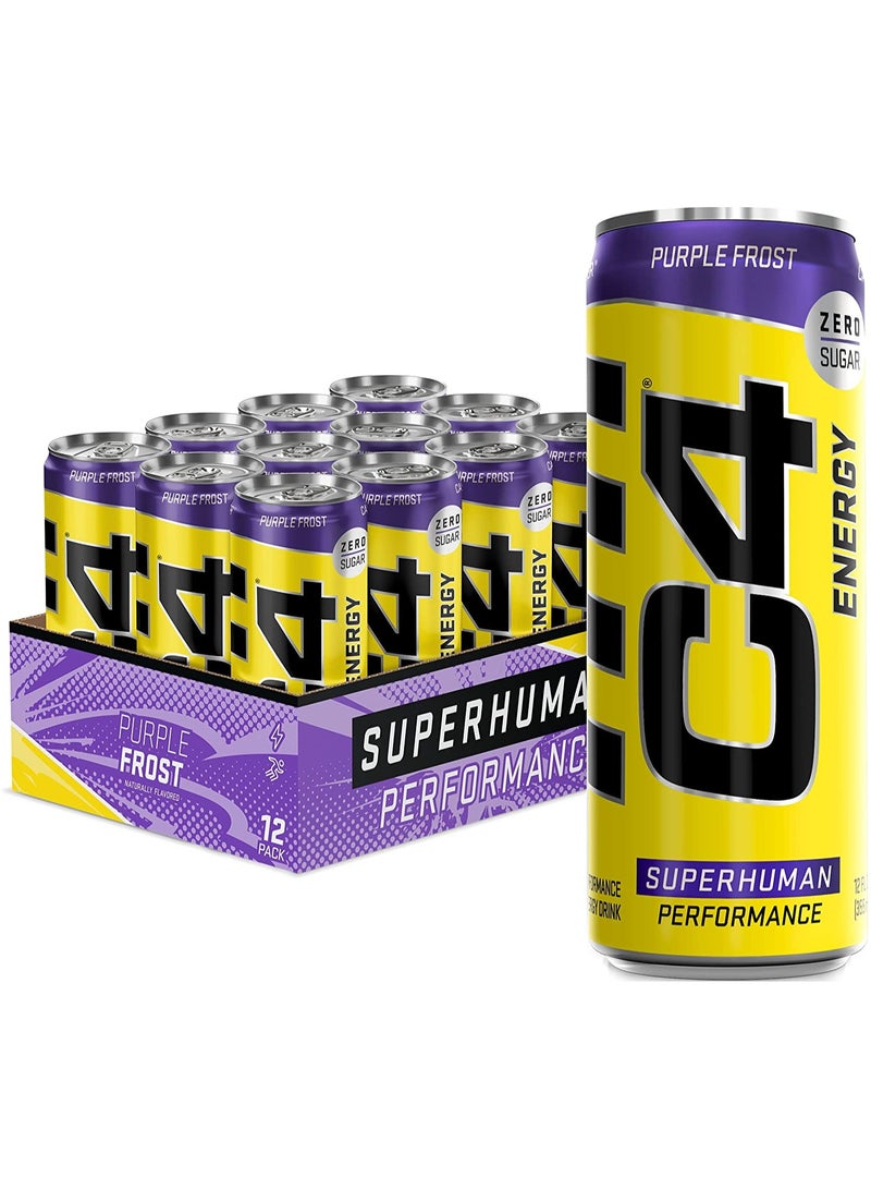 C4 Original Sugar Free Energy Drink 12 Fl Oz (Pack of 12)