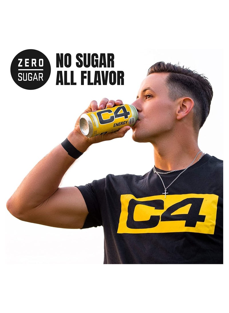C4 Original Sugar Free Energy Drink 12 Fl Oz (Pack of 12)