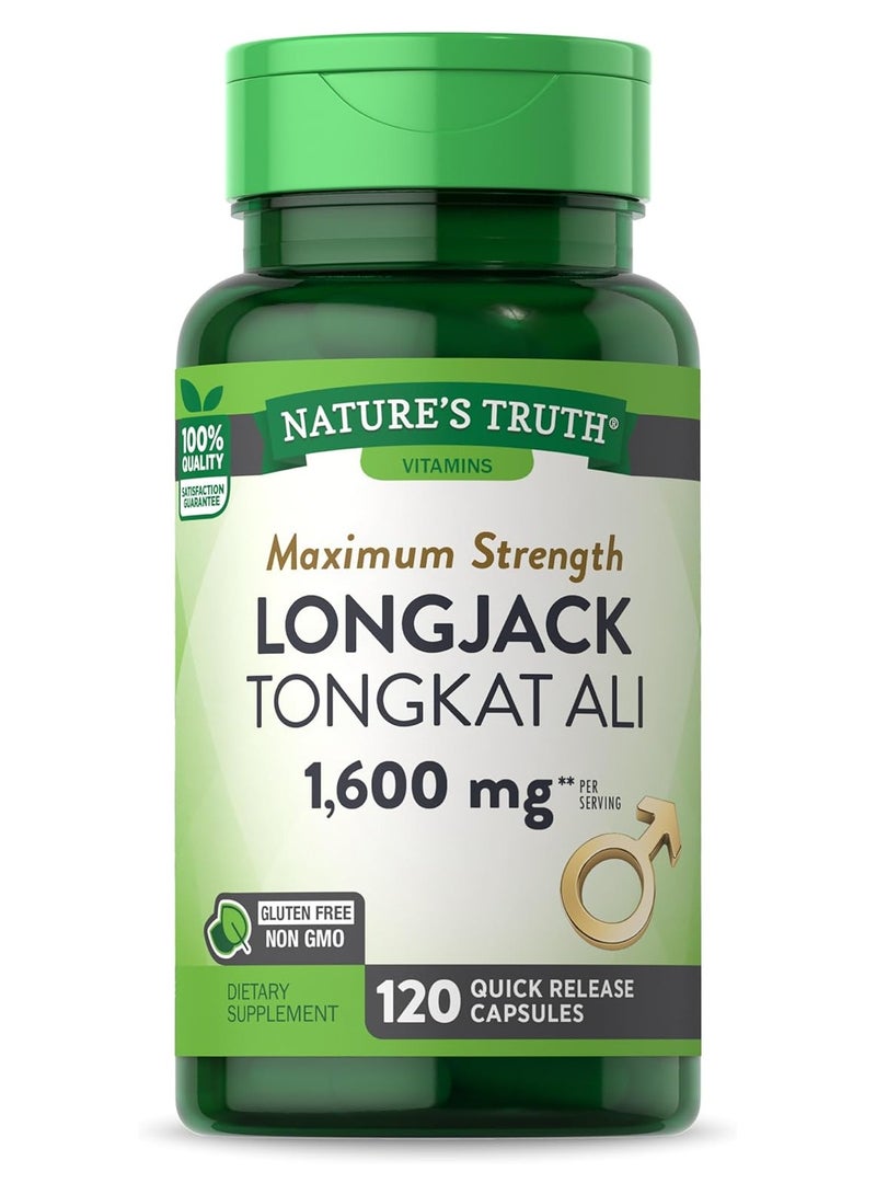 Nature’s Truth Longjack Tongkat Ali 120Capsules