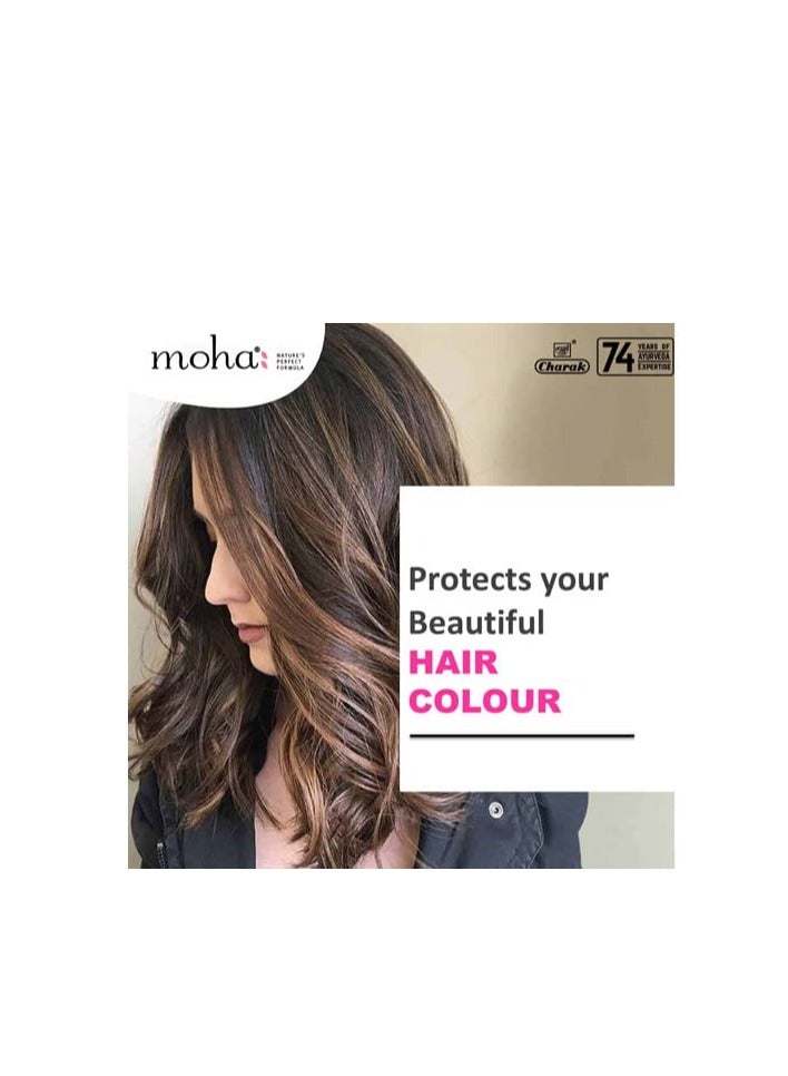 moha Sulfate Free Herbal Hair Shampoo 200 ML And Herbal Hair Serum For Men and Women  Non Sticky AND Non Greasy Hair Serum 100 ML Combo Pack