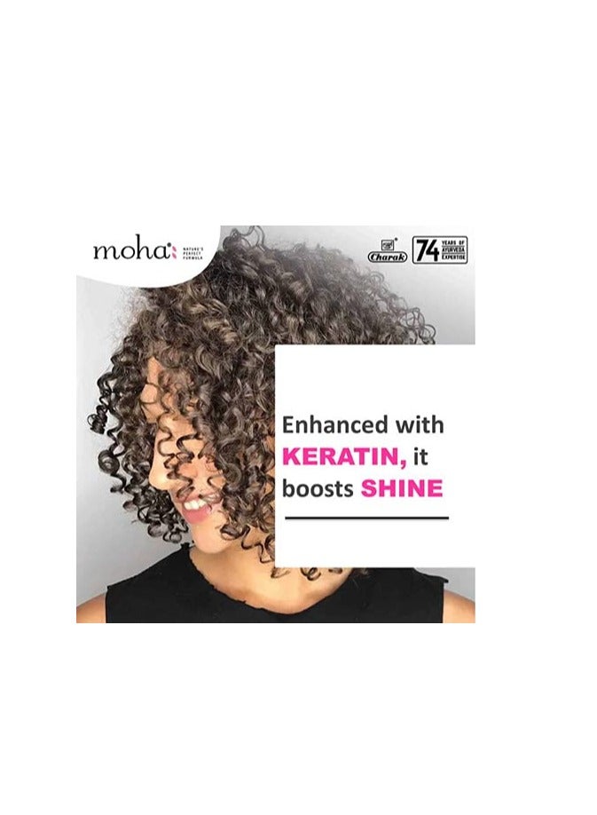 moha Sulfate Free Herbal Hair Shampoo 200 ML And Herbal Hair Serum For Men and Women  Non Sticky AND Non Greasy Hair Serum 100 ML Combo Pack