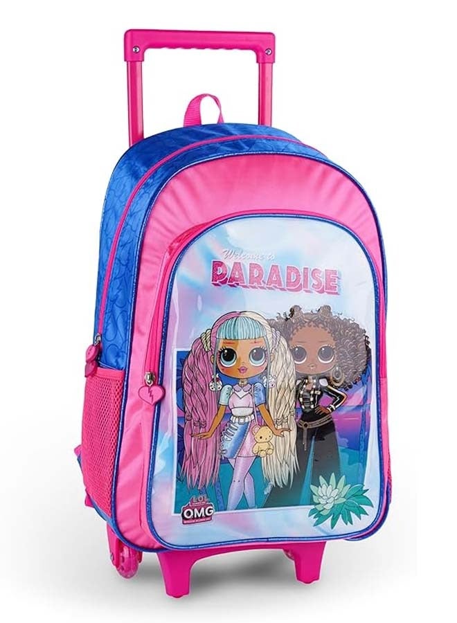 TRUCARE MGA LOL Welcome to Paradise 5 in 1 Trolley School Bag Set 18 inches