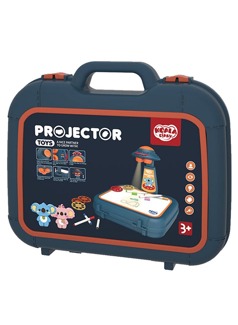 Take Your Art Anywhere: Portable Projection Box for Kids -Blue