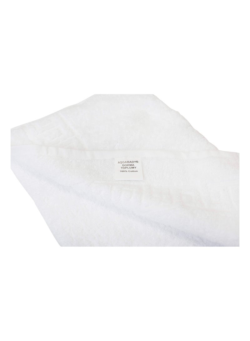 Solid White 12 piece 100% Cotton Hand Towel Gym Towel Face Towel