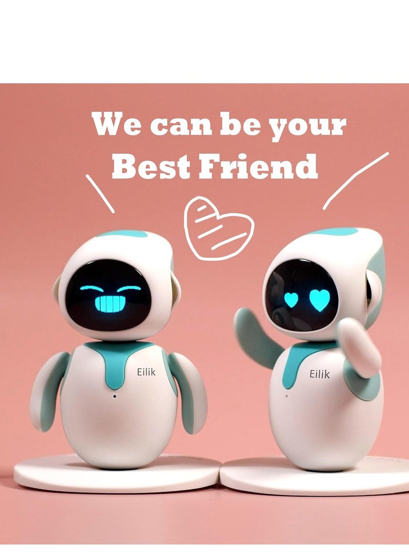 Eilik  Cute Robot Pets for Kids and Adults, Your Perfect Interactive Companion at Home or Workspace, Unique for Girls  Boys