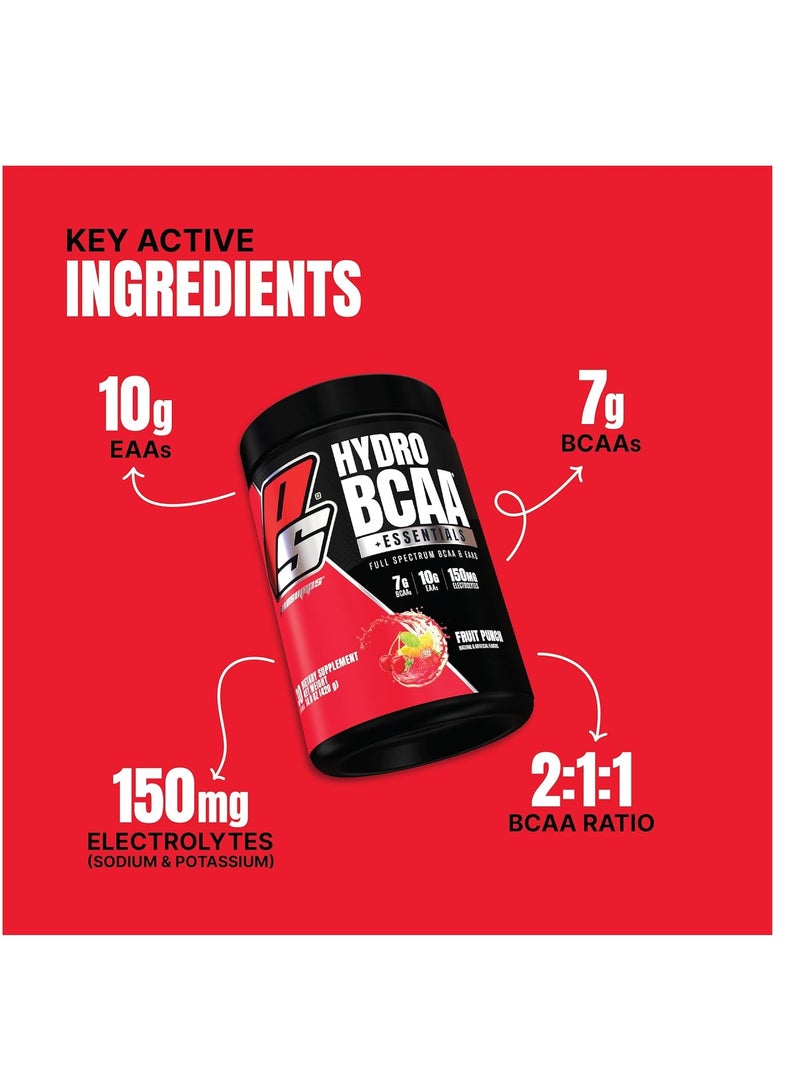 PROSUPPS Hydro BCAA Plus Essentials 30 Serving Fruit Punch