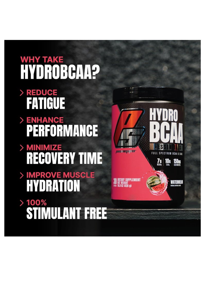 PROSUPPS Hydro BCAA Plus Essentials 30 Serving Watermelon