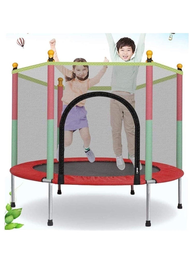 Brincolines For Kids Brincolin Trampoline For Kids 1.4 Metre With Padded Bars And Reinforced Springs Safe And Sturdy Children's Trampoline Indoor Toy