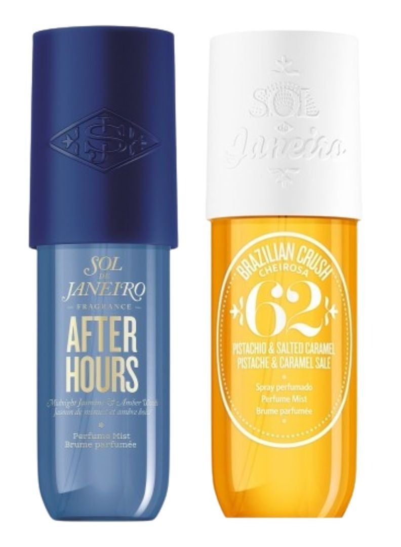 Sol de Janeiro After Hours + Brazilian Crush Cheirosa ’62 Hair & Body Fragrance Mist - 2 x 90ml Set