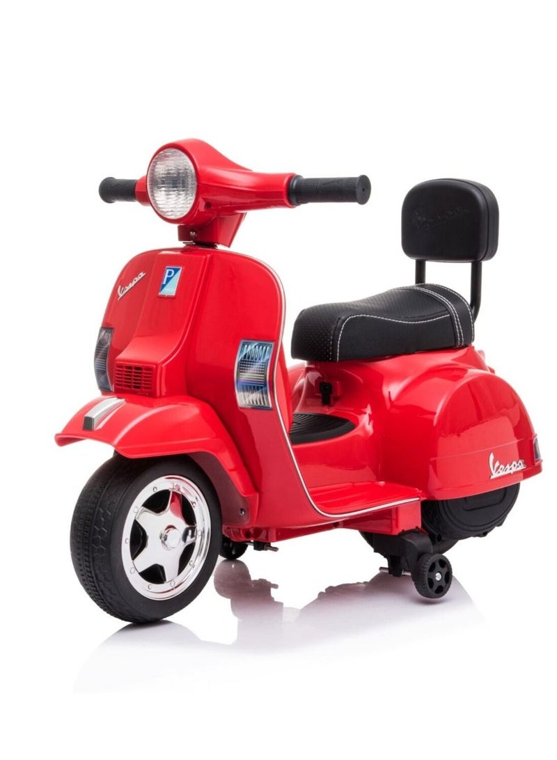 Vespa Motorcycle - Red