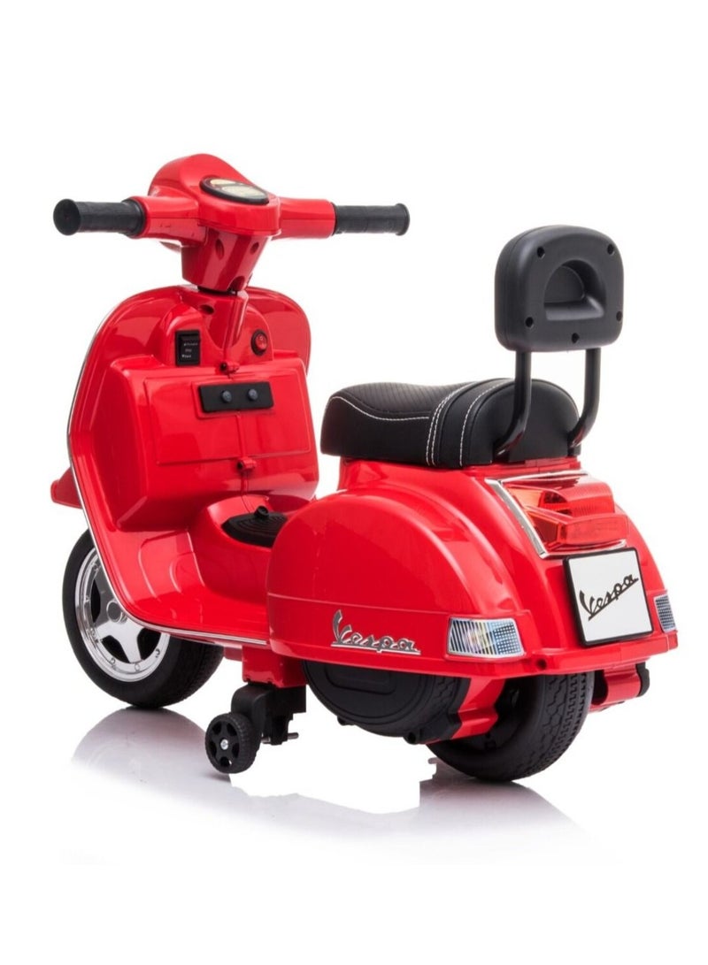 Vespa Motorcycle - Red
