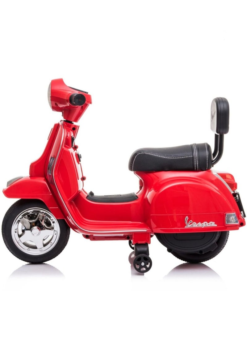 Vespa Motorcycle - Red