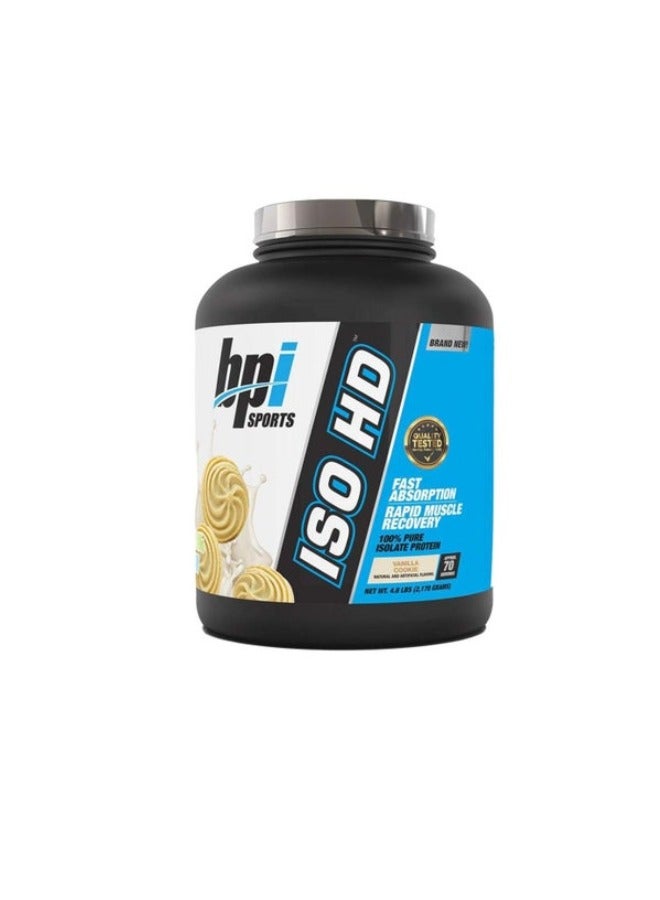 Iso HD 100% Pure Isolate Protein, Vanilla Cookie Flavor , 70 Serving