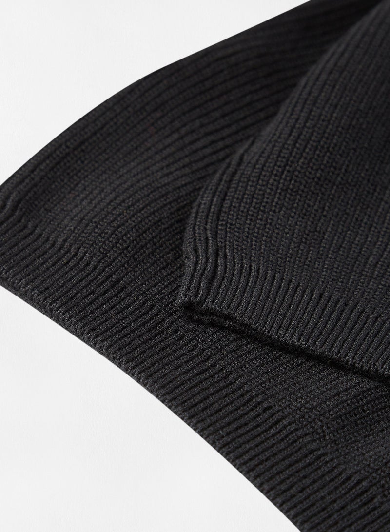 Kids/Teen Ruffle Detailed Sweater Black