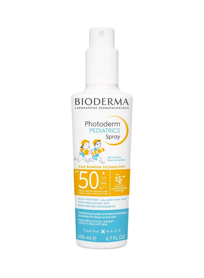 Photoderm Pediatrics Spray Spf50+ Sunscreen Baby And Children Skin 200Ml