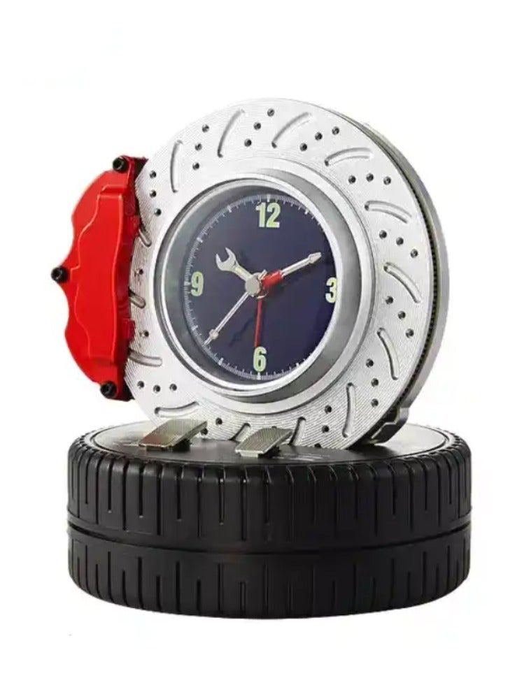 Tyre gadgets shape table clock