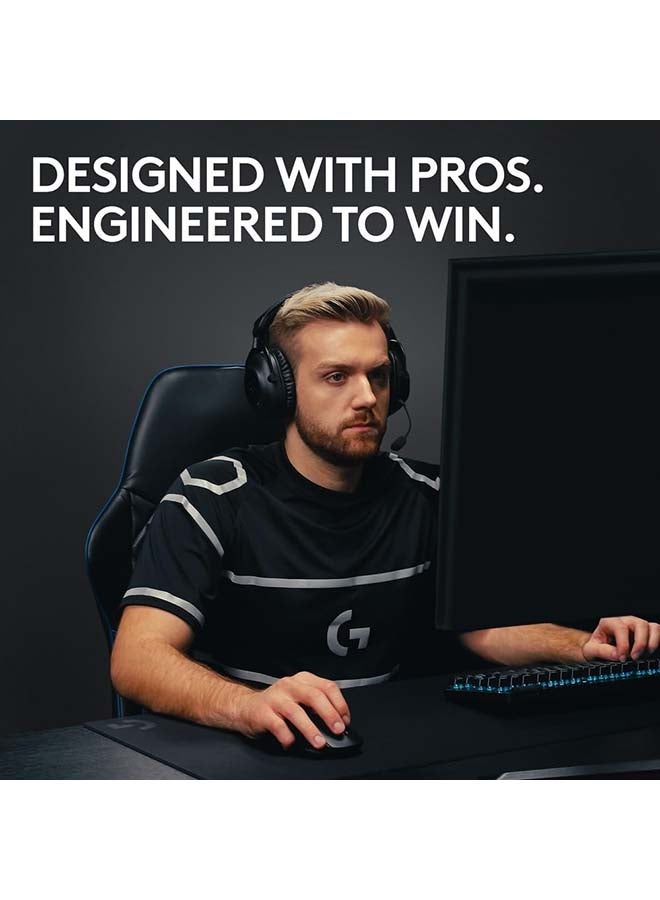 Logitech G PRO X SUPERLIGHT 2 LIGHTSPEED Wireless Gaming Mouse, Lightweight, LIGHTFORCE Hybrid Switches, HERO 2 Sensor, 32,000 DPI, 5 Programmable Buttons, USB-C Charging, PC & Mac - Black