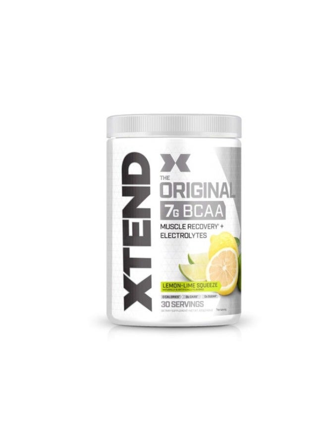 Xtend The Original 7G BCAA Muscle Recovery + Electrolytes, Lemon-Lime Squeeze Flavor - 30 Servings