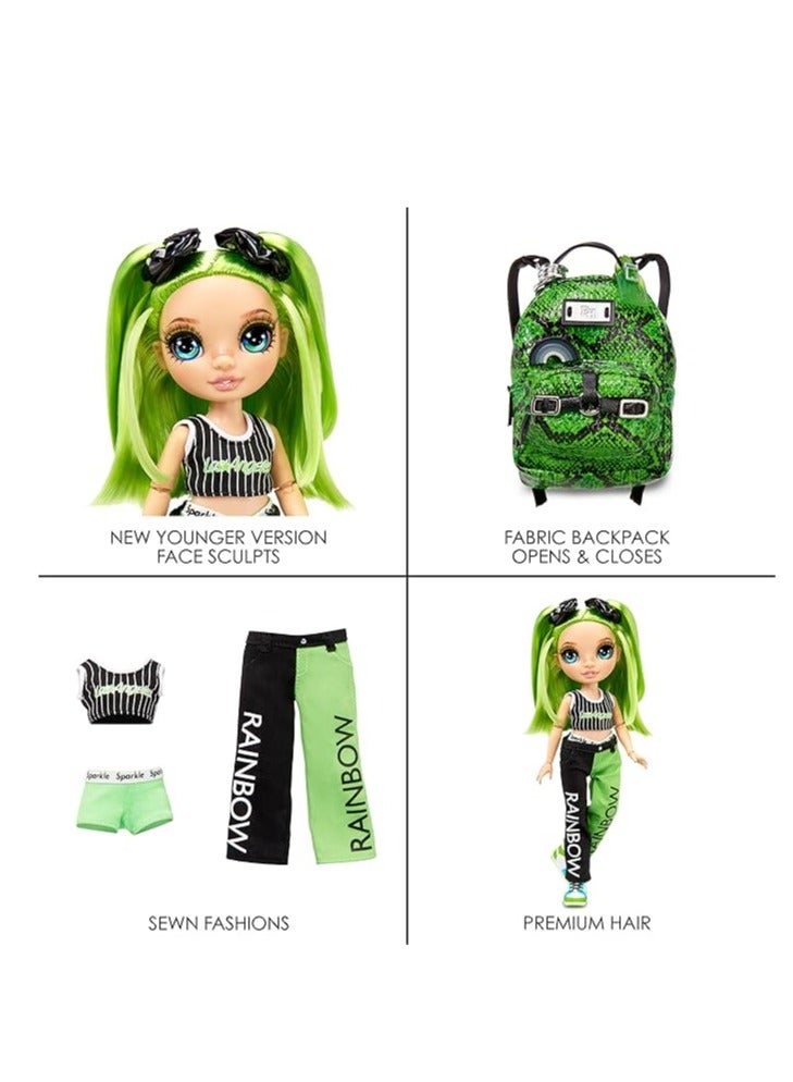 Junior High Jade Hunter - 9-Inch Green Fashion Doll With Accessories