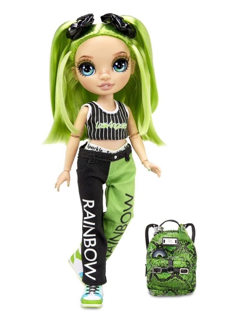 Junior High Jade Hunter - 9-Inch Green Fashion Doll With Accessories